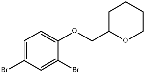 2-((2,4-Dibromophenoxy)methyl)tetrahydro-2H-pyran