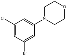 1-Bromo-3-chloro-5-morpholinobenzene