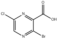 3-bromo-6-chloropyrazine-2-carboxylic acid