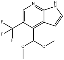 4-(Dimethoxymethyl)-5-(trifluoromethyl)-1h-pyrrolo[2,3-b]pyridine