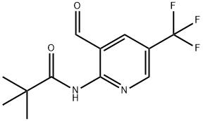 N-(3-Formyl-5-(trifluoromethyl)pyridin-2-yl)-pivalamide