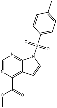 Methyl 7-tosyl-7H-pyrrolo[2,3-d]pyrimidine-4-carboxylate