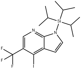 4-Iodo-5-(trifluoromethyl)-1-(triisopropylsilyl)-1h-pyrrolo[2,3-b]pyridine