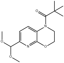 1-(6-(Dimethoxymethyl)-2,3-dihydro-1H-pyrido[2,3-b][1,4]oxazin-1-yl)-2,2-dimethylpropan-1-one