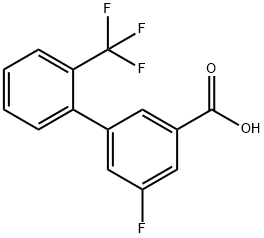 5-Fluoro-3-(2-trifluoromethylphenyl)benzoic acid