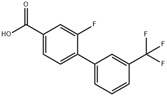 3-Fluoro-4-(3-trifluoromethylphenyl)benzoic acid