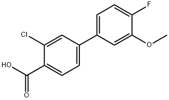 2-Chloro-4-(4-fluoro-3-methoxyphenyl)benzoic acid