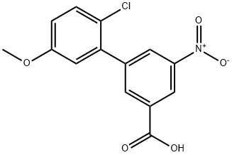3-(2-Chloro-5-methoxyphenyl)-5-nitrobenzoic acid