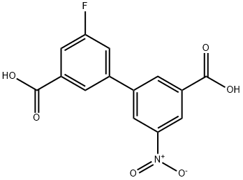 3-(3-Carboxy-5-fluorophenyl)-5-nitrobenzoic acid