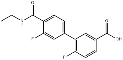 3-[4-(Ethylcarbamoyl)-3-fluorophenyl]-4-fluorobenzoic acid
