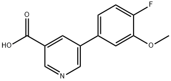5-(4-Fluoro-3-methoxyphenyl)nicotinic acid