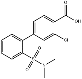 2-Chloro-4-(2-N,N-dimethylsulfamoylphenyl)benzoic acid