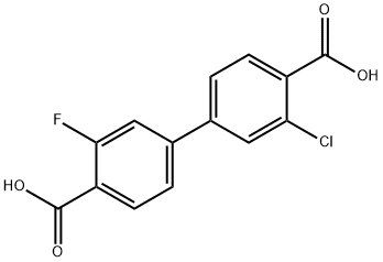 4-(4-Carboxy-3-fluorophenyl)-2-chlorobenzoic acid