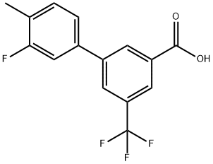 3-(3-Fluoro-4-methylphenyl)-5-trifluoromethylbenzoic acid