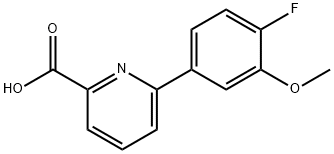 6-(4-Fluoro-3-methoxyphenyl)picolinic acid