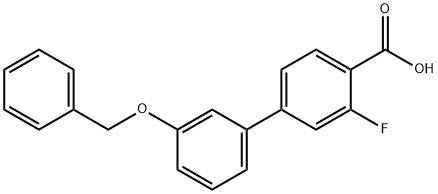 4-(3-Benzyloxyphenyl)-2-fluorobenzoic acid