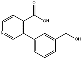 3-(3-Hydroxymethylphenyl)isonicotinic acid