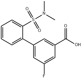 3-(2-N,N-Dimethylsulfamoylphenyl)-5-fluorobenzoic acid