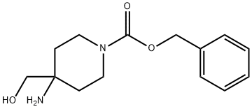 4-Amino-4-(hydroxymethyl)-1-piperidinecarboxylic acid phenylmethyl ester