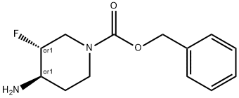 benzyl trans-4-amino-3-fluoropiperidine-1-carboxylate