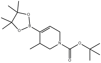 tert-butyl 3-methyl-4-(tetramethyl-1,3,2-dioxaborolan-2-yl)-1,2,3,6-tetrahydropyridine-1-carboxylate