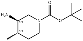 (3r,​4s)​-​rel-1-​piperidinecarboxylic acid, 3-​amino-​4-​methyl-​, 1,​1-​dimethylethyl ester