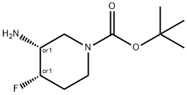 tert-butyl cis-3-amino-4-fluoropiperidine-1-carboxylate