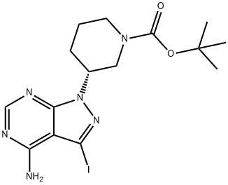 tert-butyl (3R)-3-{4-amino-3-iodo-1H-pyrazolo[3,4-d]pyrimidin-1-yl}piperidine-1-carboxylate