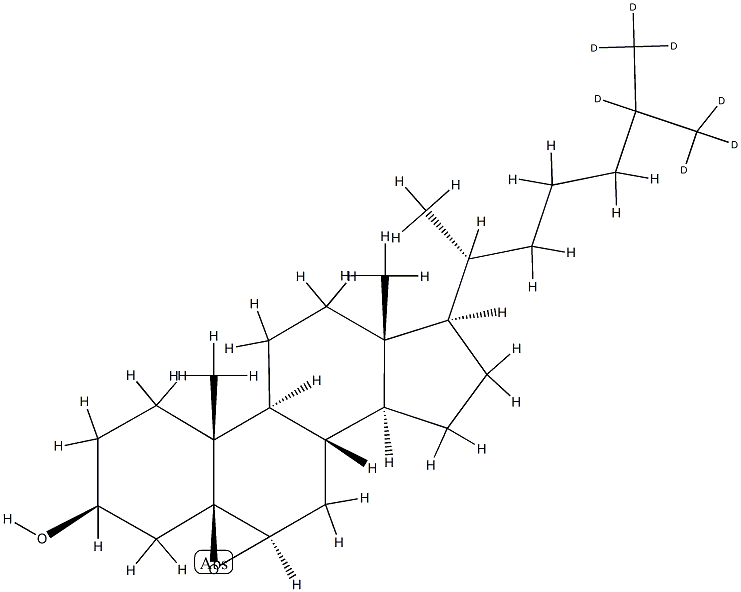 cholestanol, 5β,6β-epoxy-d7