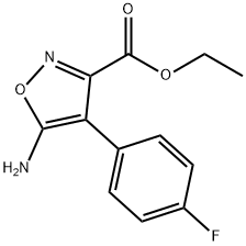 ETHYL 5-AMINO-4-(4-FLUOROPHENYL)-3-ISOXAZOLECARBOXYLATE