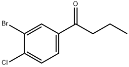 1-(3-Bromo-4-chlorophenyl)butan-1-one