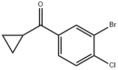 2-Bromo-1-chloro-4-(cyclopropylcarbonyl)benzene
