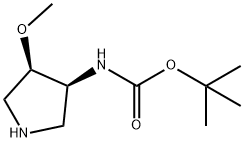 cis-3-(boc-amino)-4-methoxypyrrolidine