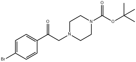 1-BOC-4-(2-(4-bromophenyl)-2-oxoethyl)piperazine