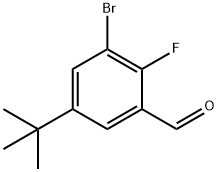 3-Bromo-5-t-butyl-2-fluorobenzaldehyde