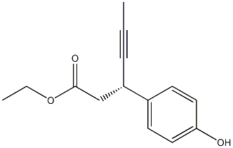 ethyl (3S)-3-(4-hydroxyphenyl)hex-4-ynoate