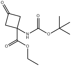 ethyl 1-{[(tert-butoxy)carbonyl]amino}-3-oxocyclobutane-1-carboxylate