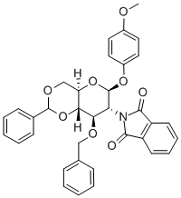 4-Methoxyphenyl 3-O-Benzyl-4,6-O-benzylidene-2-deoxy-2-phthalimido-β-D-glucopyranoside