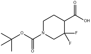 1-[(tert-butoxy)carbonyl]-3,3-difluoropiperidine-4-carboxylic acid