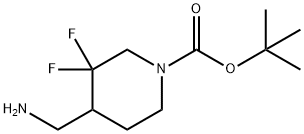 tert-butyl 4-(aminomethyl)-3,3-difluoropiperidine-1-carboxylate