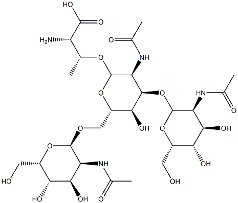 GlcNAcβ(1-3)[GlcNAcβ(1-6)]GalNAc-α-Thr