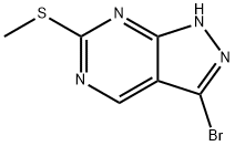 3-bromo-6-(methylsulfanyl)-1H-pyrazolo[3,4-d]pyrimidine