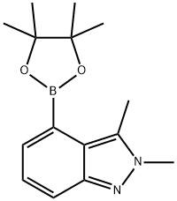 2,3-dimethyl-4-(tetramethyl-1,3,2-dioxaborolan-2-yl)-2H-indazole