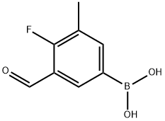 4-Fluoro-3-formyl-5-methylphenylboronic acid
