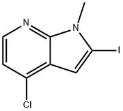 4-chloro-2-iodo-1-methyl-1H-pyrrolo[2,3-b]pyridine