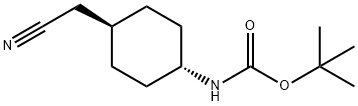 Carbamic acid, N-​[trans-​4-​(cyanomethyl)​cyclohexyl]​-​, 1,​1-​dimethylethyl ester
