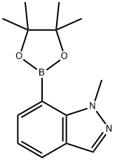 1-methyl-7-(tetramethyl-1,3,2-dioxaborolan-2-yl)-1h-indazole