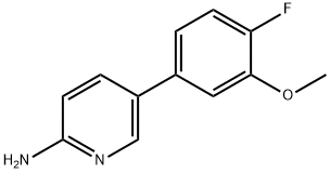 2-Amino-5-(4-fluoro-3-methoxyphenyl)pyridine