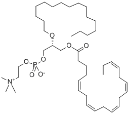 1-O-hexadecyl-2-(5Z,8Z,11Z,14Z,17Z-eicosapentaenoyl)-sn-glycero-3-phosphocholine