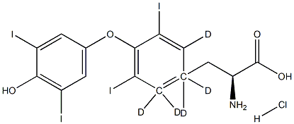 L-Thyroxine-1",1",2,2",6-d₅ hydrochloride solution